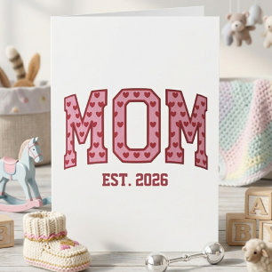 Mum Est 2026 Custom Mum Personalised Mother’s Day  Card