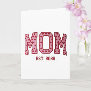 Mum Est 2026 Custom Mum Personalised Mother’s Day  Card