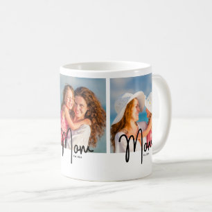 Mum Est. 3 Photo Gift  Coffee Mug