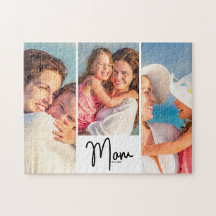 Mum Est. 3 Photo Jigsaw Puzzle