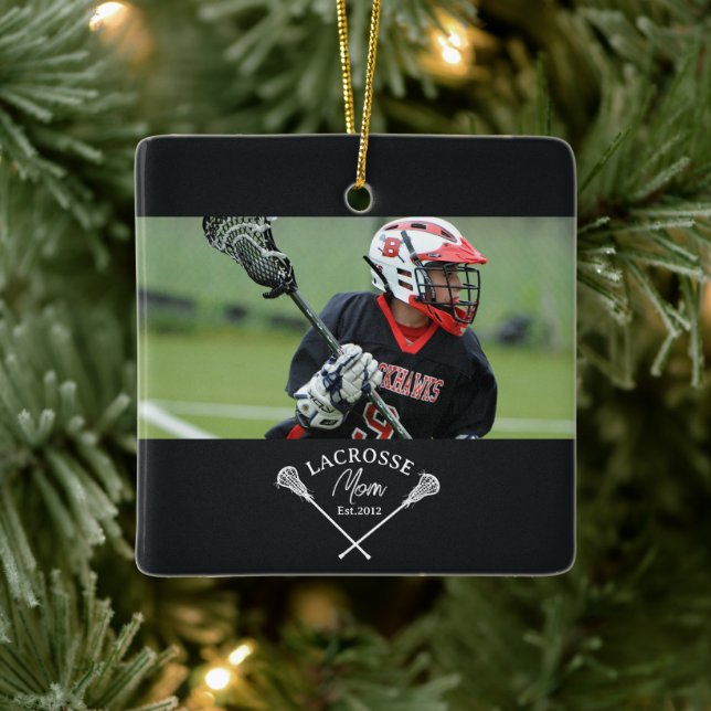  Mum Est. Photo Gift Ceramic Ornament (Tree)