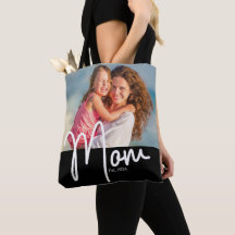 Mum Est. Photo Gift Tote