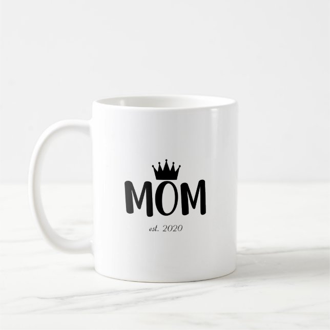 Mum Established 2020 | Custom Coffee Mug (Left)