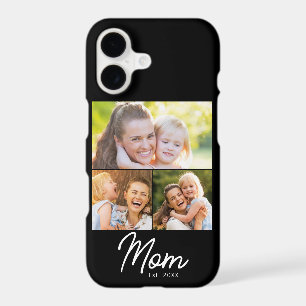 Mum Established 3 Photo Script Black