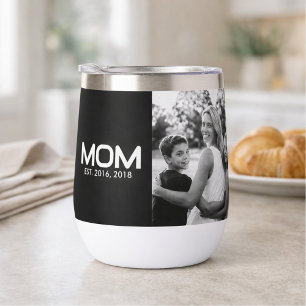 Mum Established Bold Black Photo