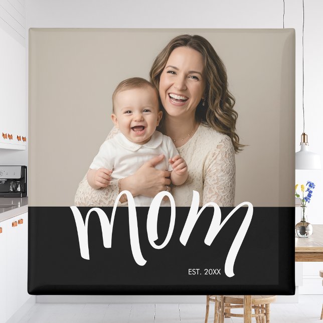 Mum Established Caps White Custom Year New Mama Magnet (Creator Uploaded)