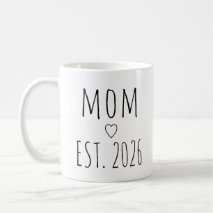 Mum Established Customisable Year Typography Coffee Mug