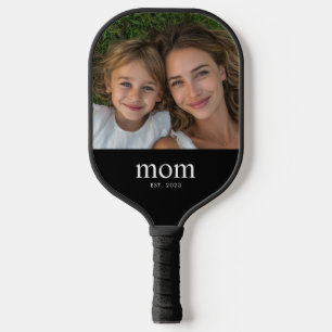 Mum Established Fun Modern Photo Pickleball Paddle