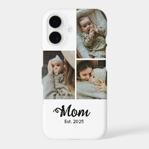 Mum Established Modern Bold Script White 3 Photo
