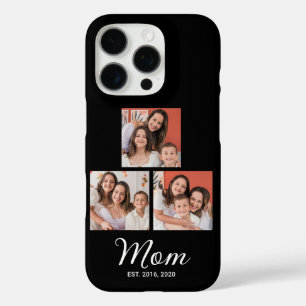 Mum Established Modern Script Black 3 Photo Case-M iPhone 16 Pro Case