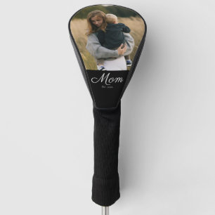 Mum Established Modern Script Photo Golf Head Cover