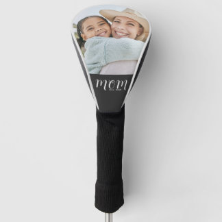 Mum Established Modern Script Photo Golf Head Cover