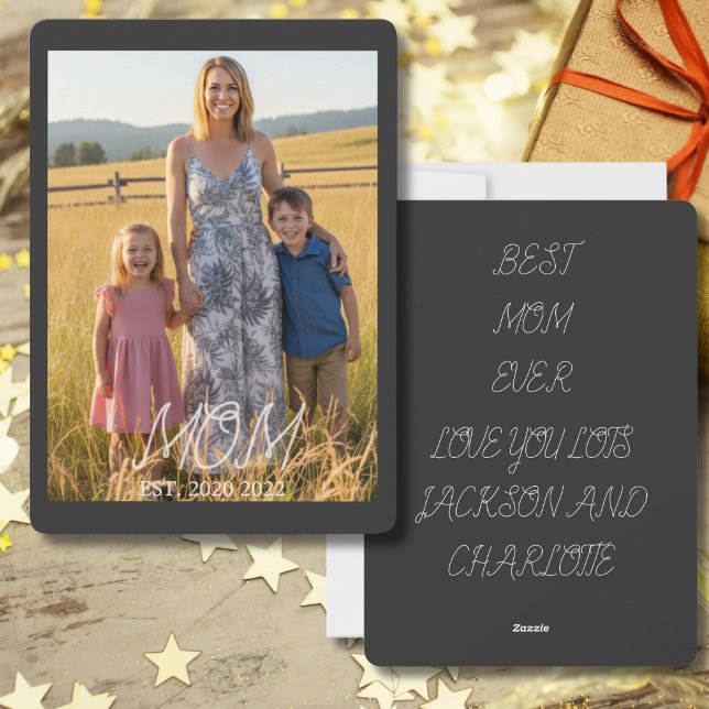 Mum Established Mother s Day Photo  Holiday Card (Creator Uploaded)