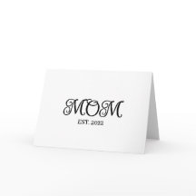 Mum Established Mother's Day Modern Script