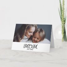 Mum Established Mother's Day Modern Script