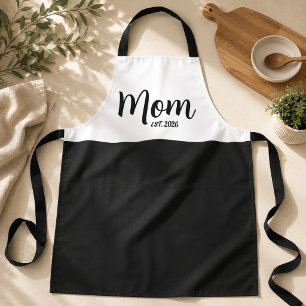Mum Established New Mother Gift Apron