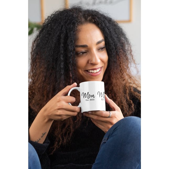 Mum Established New Mum Gift Coffee Mug (Creator Uploaded)