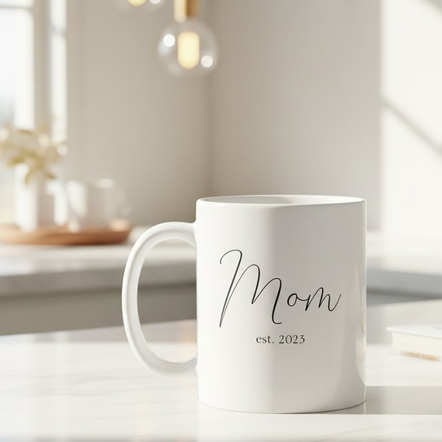 Mum Established New Mum Gift  Coffee Mug (Creator Uploaded)