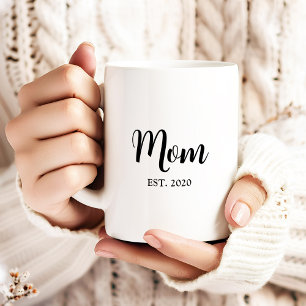 Mum Established New Mum Gift Coffee Mug