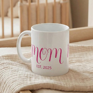 Mum Established New Mum Gift Coffee Mug