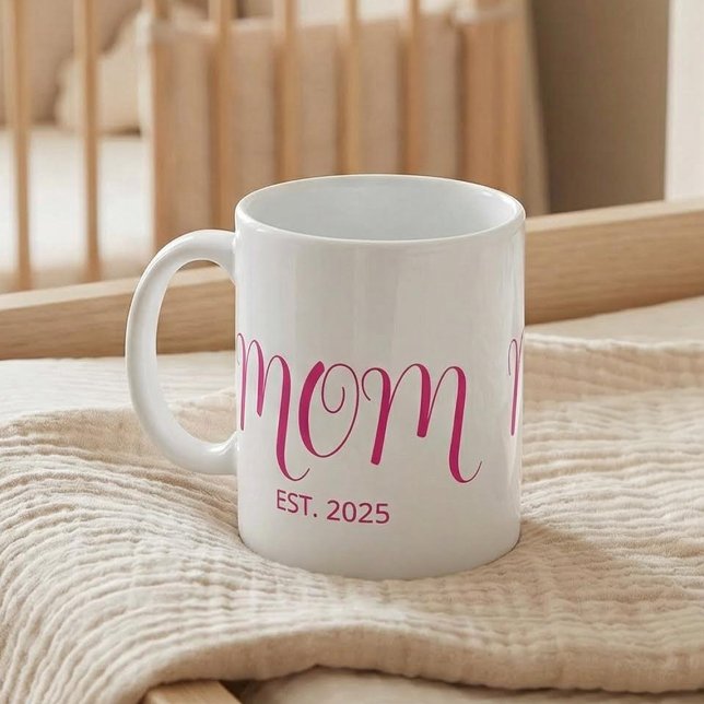 Mum Established New Mum Gift Coffee Mug (Creator Uploaded)