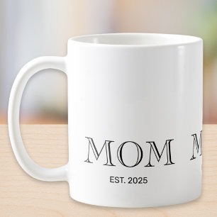 Mum Established New Mum Gift Coffee Mug