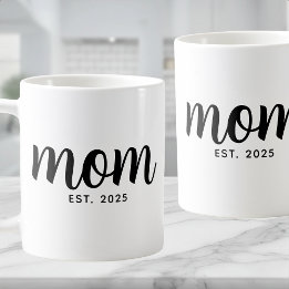 Mum Established New Mum Gift Coffee Mug