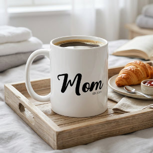 Mum Established New Mum Gift Coffee Mug