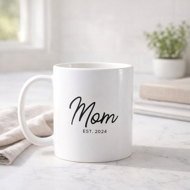 Mum Established New Mum Gift Coffee Mug (Creator Uploaded)