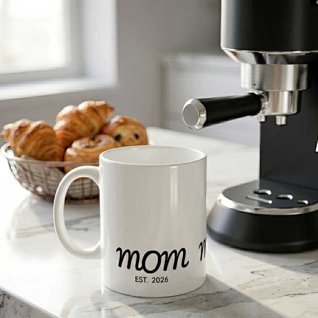 Mum Established New Mum Gift Coffee Mug (Creator Uploaded)
