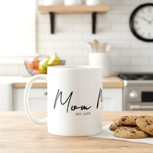 Mum Established New Mum Gift Coffee Mug