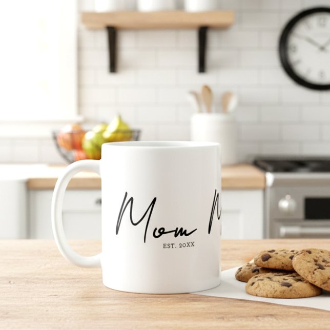 Mum Established New Mum Gift Coffee Mug (Creator Uploaded)
