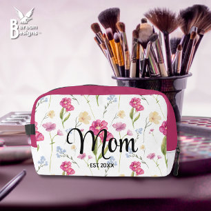 Mum Established New Mum Gift Floral Wildflower  Dopp Kit