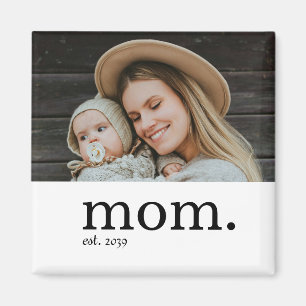 Mum Established New Mum Gift Photo Magnet