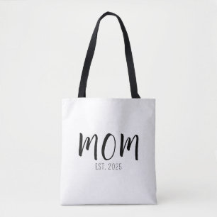 Mum Established New Mum Gift Tote Bag