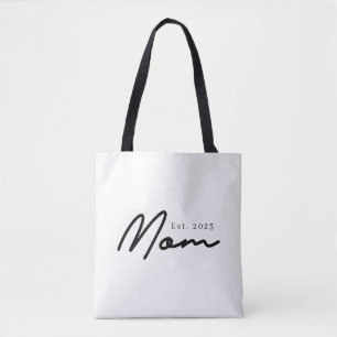 Mum Established New Mum Gift Tote Bag