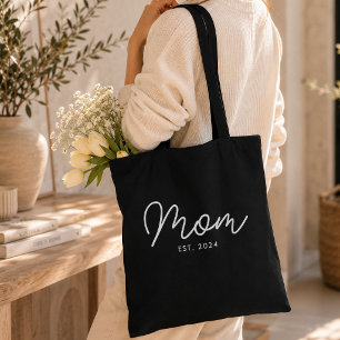Mum Established New Mum Gift Tote Bag