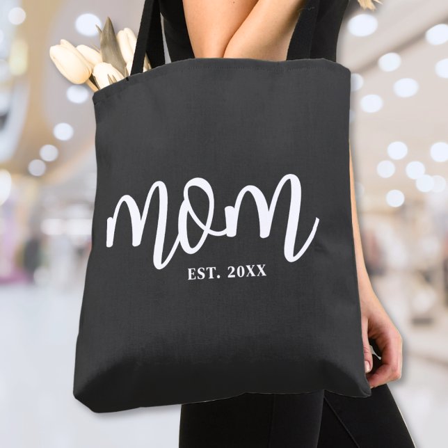 Mum Established New Mum Gift Tote Bag (Mom Established New Mom Gift Tote Bag)