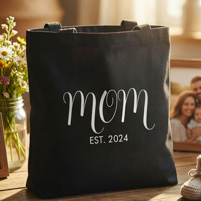 Mum Established New Mum Gift  Tote Bag (Creator Uploaded)