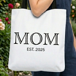 Mum Established New Mum Gift Tote Bag
