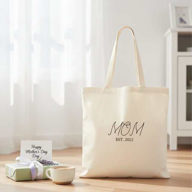 Mum Established New Mum Gift Tote Bag (Creator Uploaded)