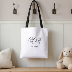 Mum Established New Mum Gift Tote Bag
