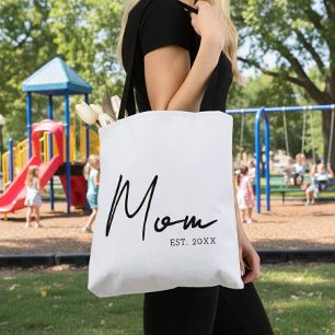 Mum Established New Mum Gift Tote Bag
