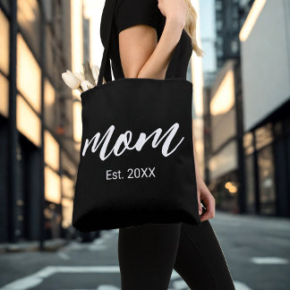 Mum Established New Mum Gift Tote Bag