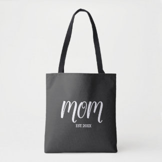 Mum Established New Mum Gift Tote Bag