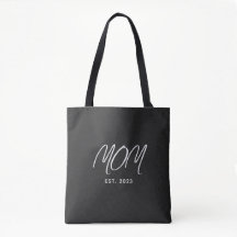 Mum Established New Mum Gift Tote Bag