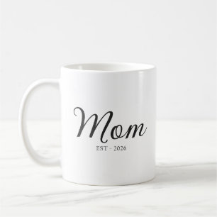 Mum Established New Mum Gift Two-Tone Coffee Mug
