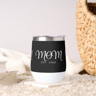 Mum Established New Mum Gift White Script