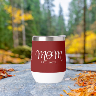 Mum Established New Mum Gift White Script