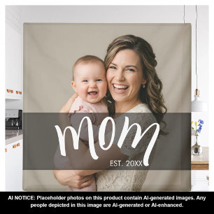 Mum Established Photo Gift for New Mother Magnet